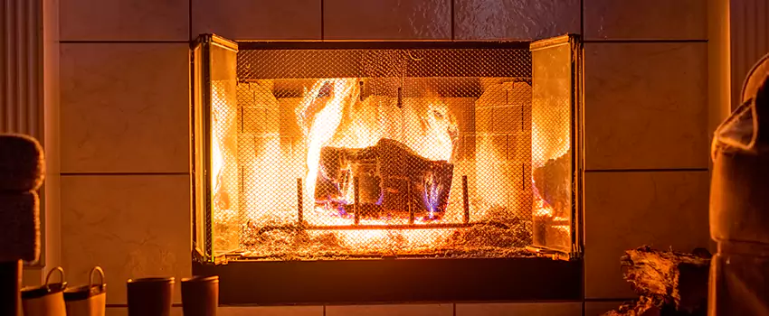Mendota Hearth Landscape Fireplace Installation in La Vergne, Tennessee